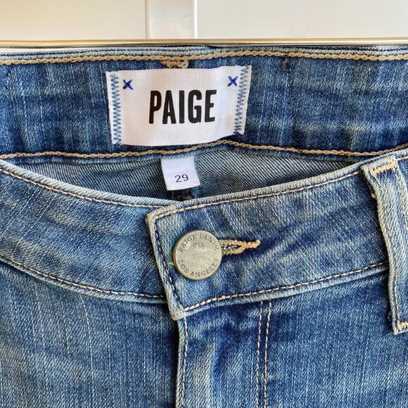 Paige Verdugo Ankle Wallace Destroyed Jeans sz 29 - Picture 3 of 5